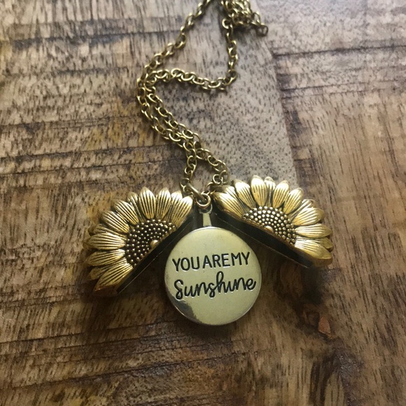 New You Are My Sunshine Sunflower Necklaces - Picture 2 of 7